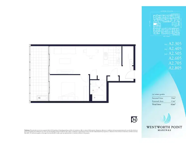 Floorplan of Homely apartment listing, 405/49 Hill Road, Wentworth Point NSW 2127