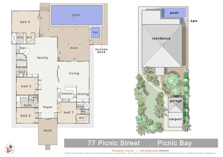Floorplan of Homely house listing, 77 Picnic St, Picnic Bay QLD 4819
