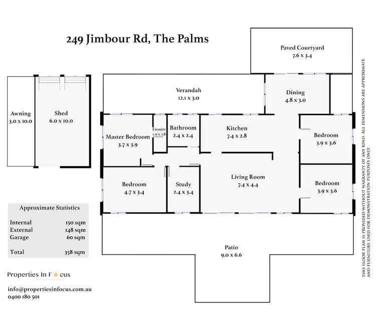 Floorplan of Homely house listing, 249 Jimbour Rd, The Palms QLD 4570