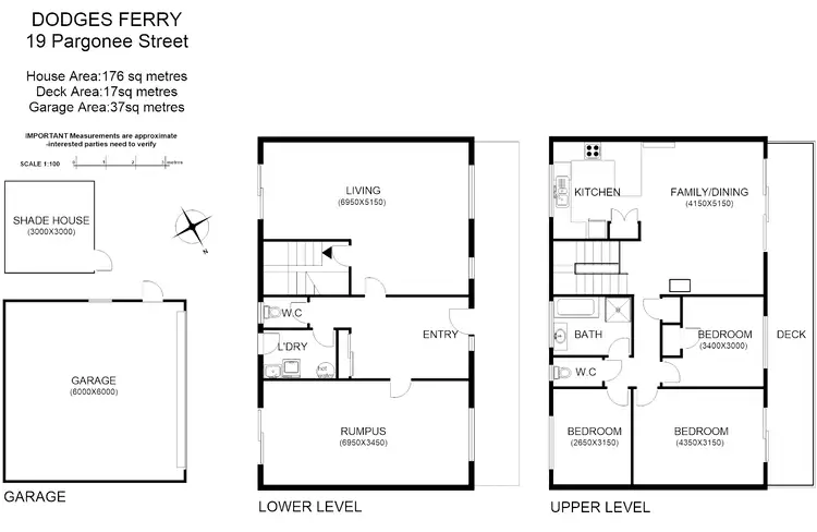 Floorplan of Homely house listing, 19 Pargonee St, Dodges Ferry TAS 7173