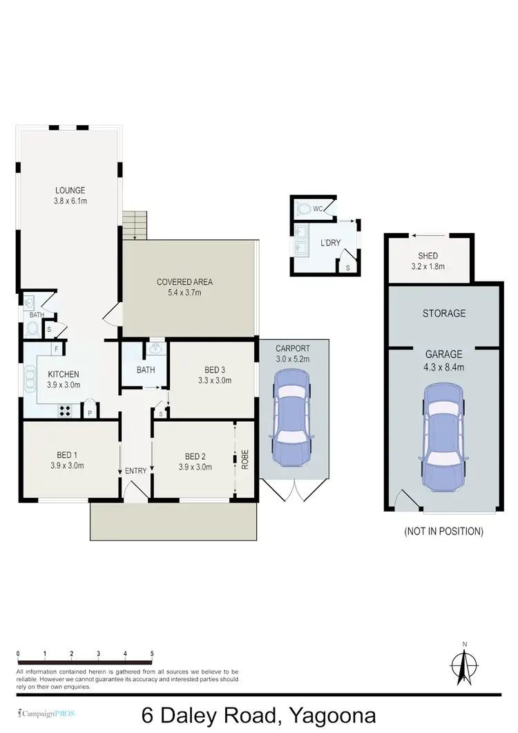 Floorplan of Homely house listing, 6 Daley Rd, Yagoona NSW 2199