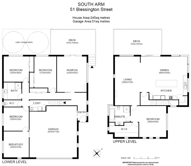 Floorplan of Homely house listing, 51 Blessington St, South Arm TAS 7022