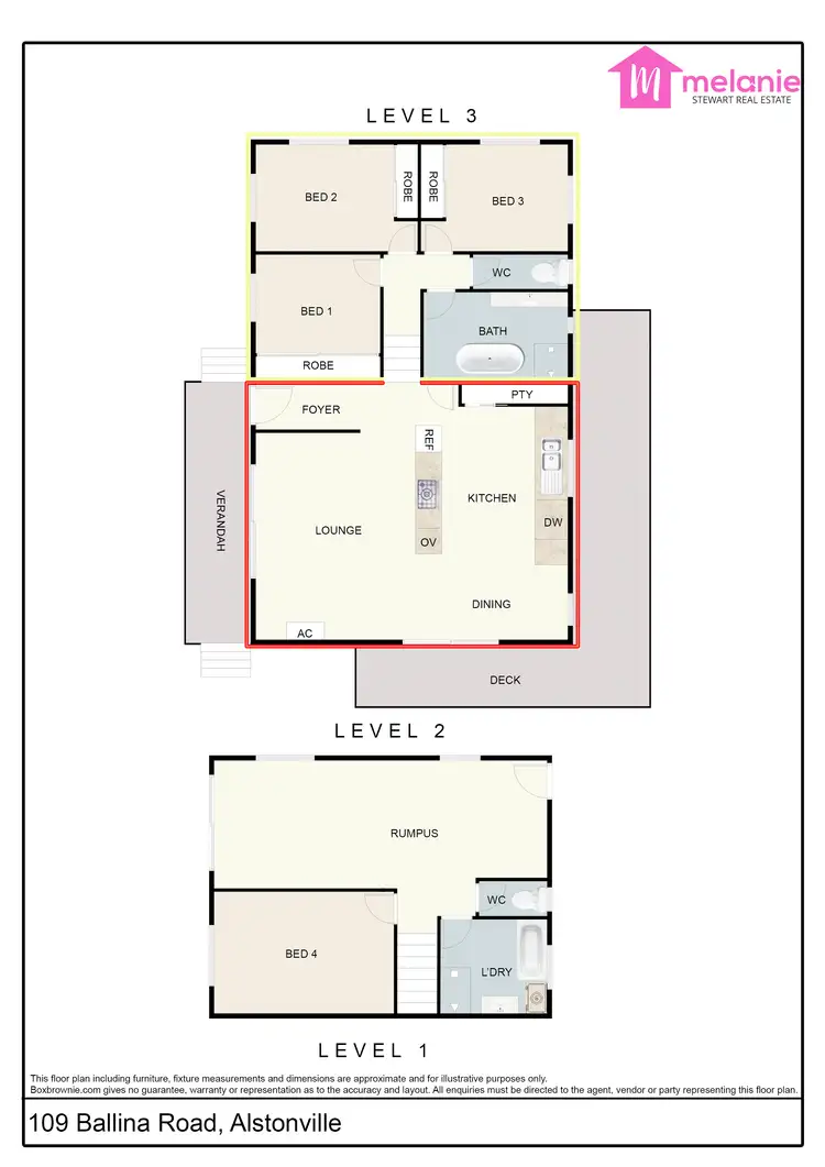 Floorplan of Homely house listing, 109 Ballina Rd, Alstonville NSW 2477