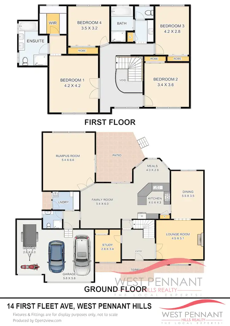 Floorplan of Homely house listing, 14 First Fleet Ave, West Pennant Hills NSW 2125