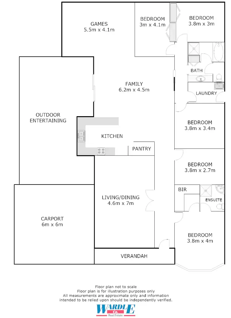 Floorplan of Homely house listing, 1A Clifton Rd, Jamestown SA 5491