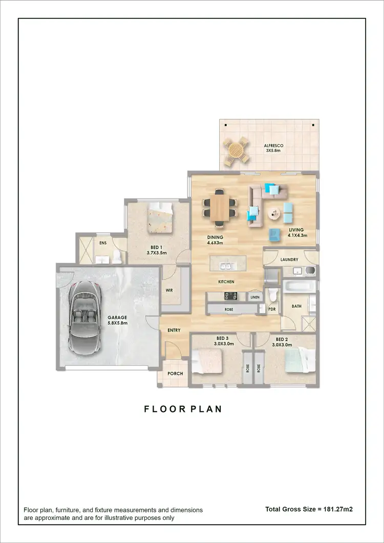 Floorplan of Homely house listing, 11A Neave Way, Thrumster NSW 2444