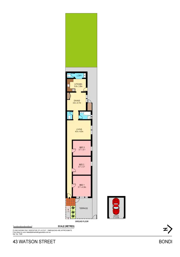 Floorplan of Homely house listing, 43 Watson Street, Bondi NSW 2026