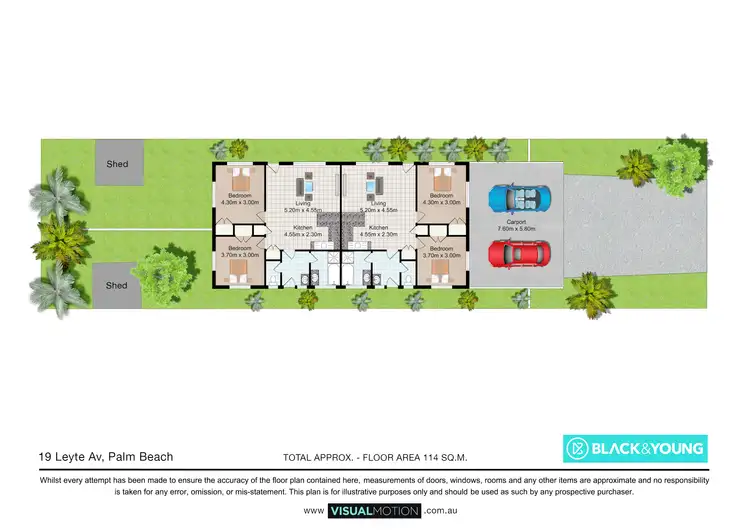 Floorplan of Homely house listing, 19 Leyte Ave, Palm Beach QLD 4221