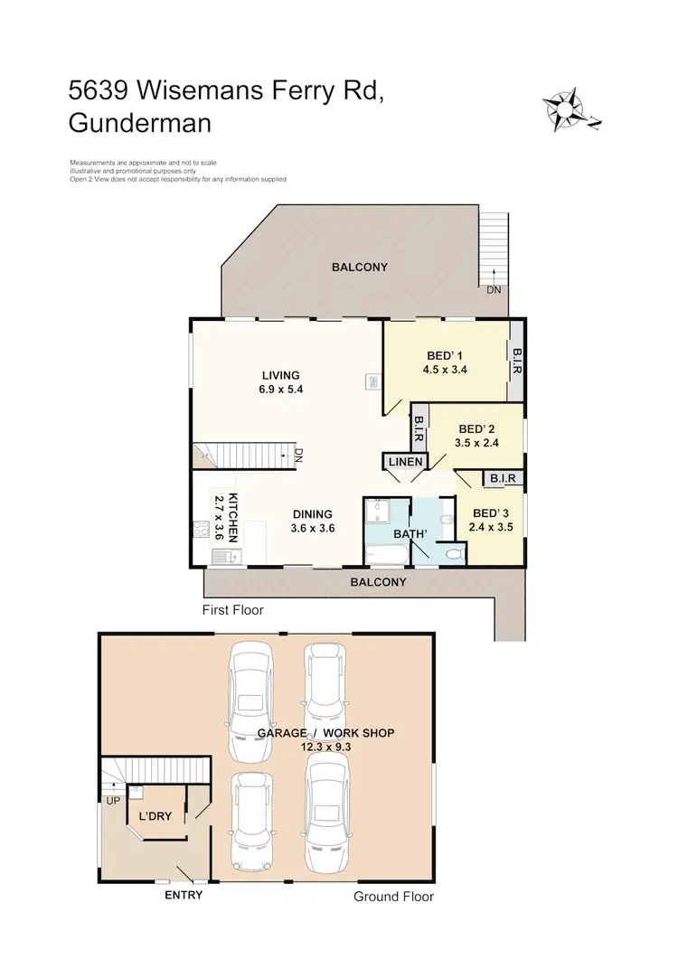Floorplan of Homely house listing, 5639 Wisemans Ferry Rd, Gunderman NSW 2775