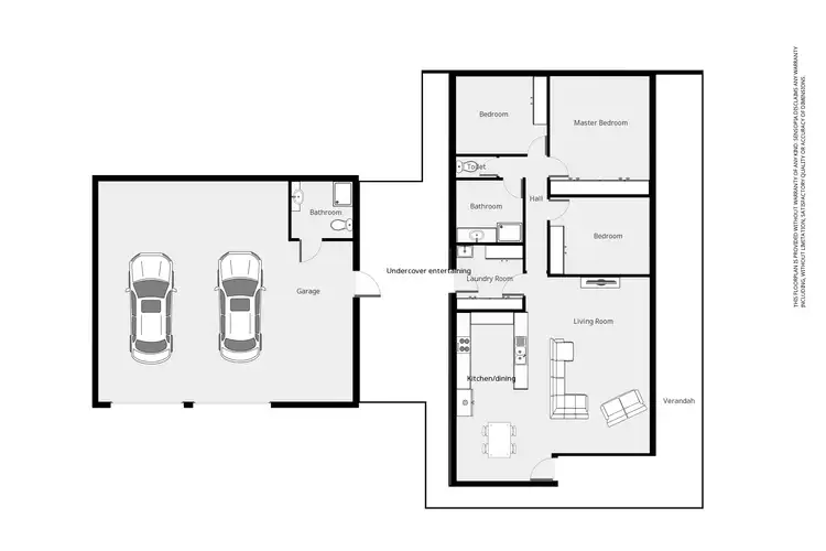 Floorplan of Homely house listing, 82 Robins Rd, Pomonal VIC 3381