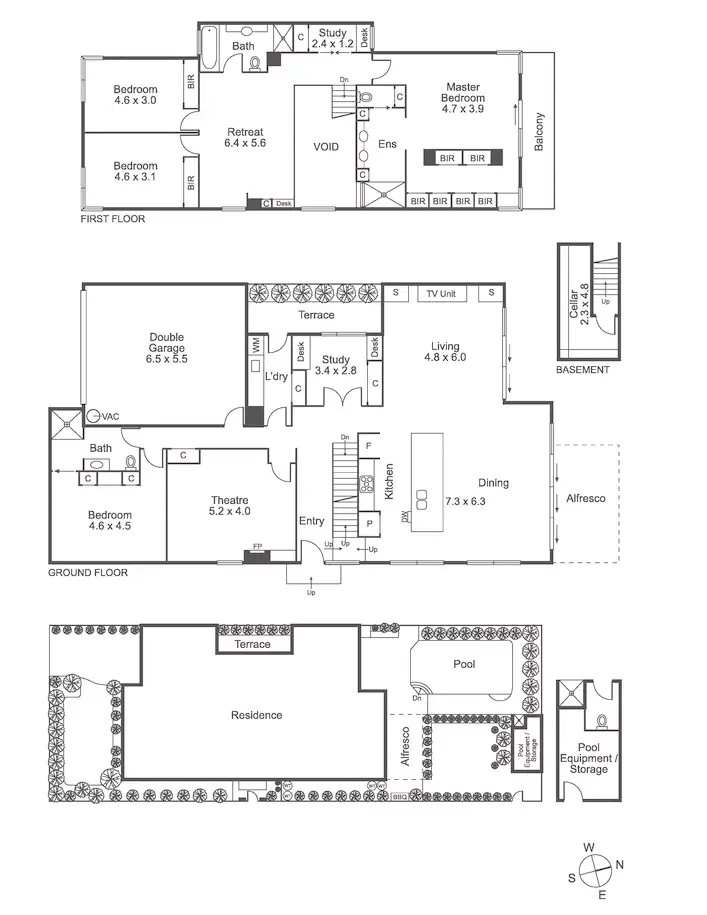 Floorplan of Homely house listing, 107 Head St, Brighton VIC 3186