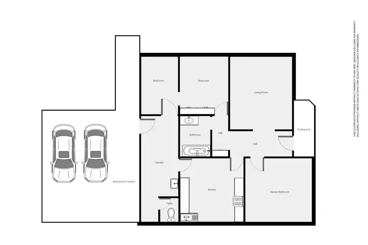 Floorplan of Homely house listing, 91 Wakeham St, Stawell VIC 3380