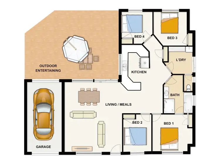 Floorplan of Homely house listing, 51 Muchow Rd, Waterford West QLD 4133
