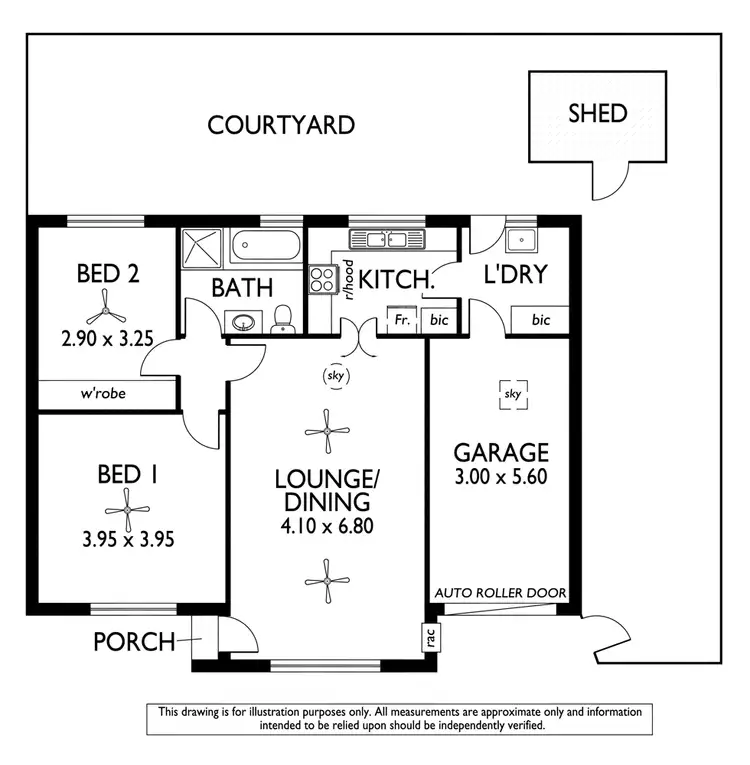 Floorplan of Homely unit listing, 3/21 Galway Ave, Marleston SA 5033