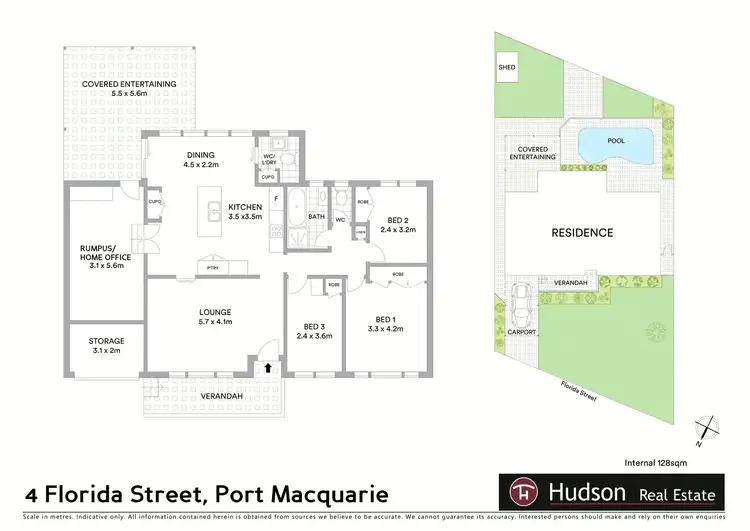 Floorplan of Homely house listing, 4 Florida Street, Port Macquarie NSW 2444