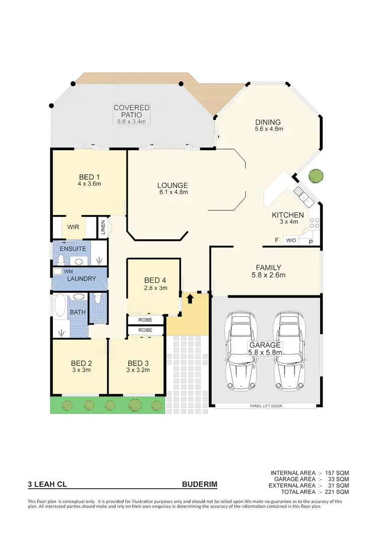 Floorplan of Homely house listing, 3 Leah Close, Buderim QLD 4556