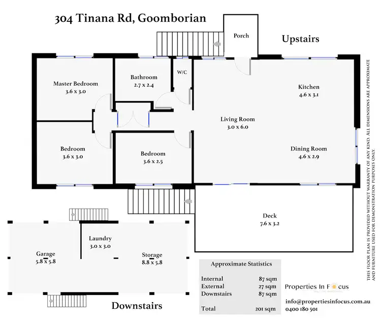 Floorplan of Homely house listing, 304 Tinana Rd, Goomboorian QLD 4570