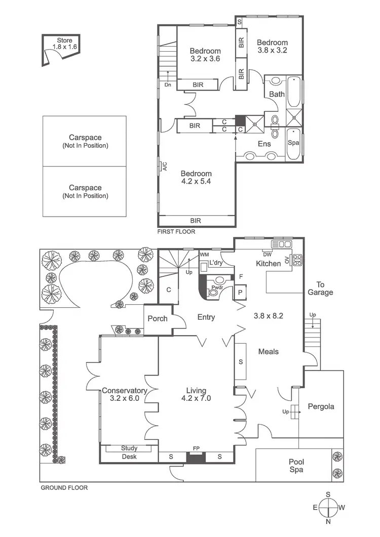 Floorplan of Homely townhouse listing, 10A Moule Ave, Brighton VIC 3186