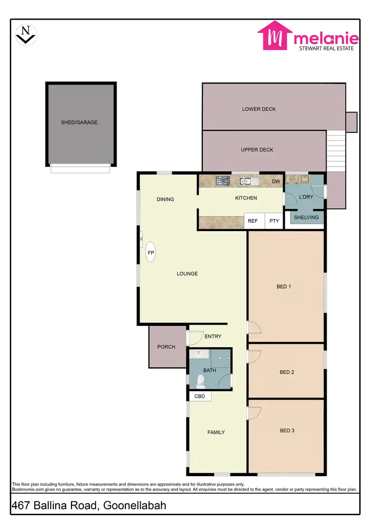 Floorplan of Homely house listing, 467 Ballina Rd, Goonellabah NSW 2480