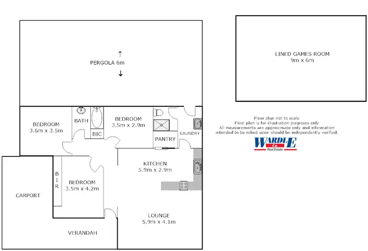 Floorplan of Homely house listing, 5 Amelia Street, Port Pirie SA 5540