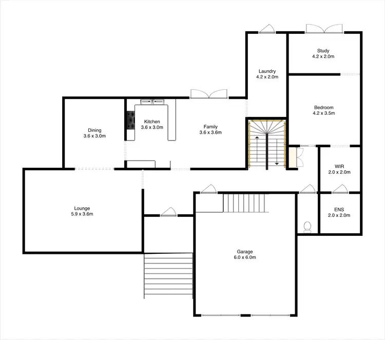 Floorplan of Homely house listing, 30 Arkin St, The Gap QLD 4061