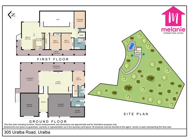 Floorplan of Homely house listing, 305 Uralba Rd, Uralba NSW 2477