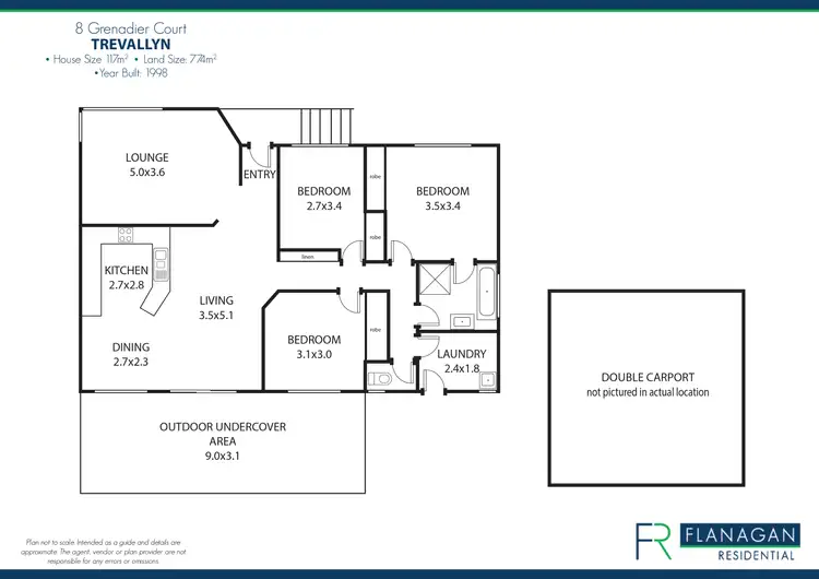 Floorplan of Homely house listing, 8 Grenadier Ct, Trevallyn TAS 7250