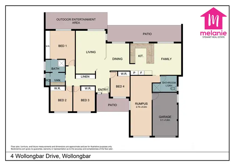Floorplan of Homely house listing, 4 Wollongbar Drive, Wollongbar NSW 2477