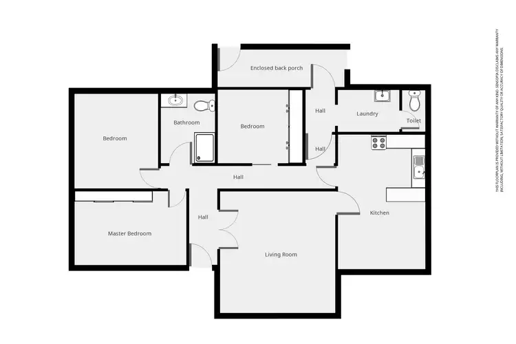 Floorplan of Homely house listing, 6 Maud St, Stawell VIC 3380