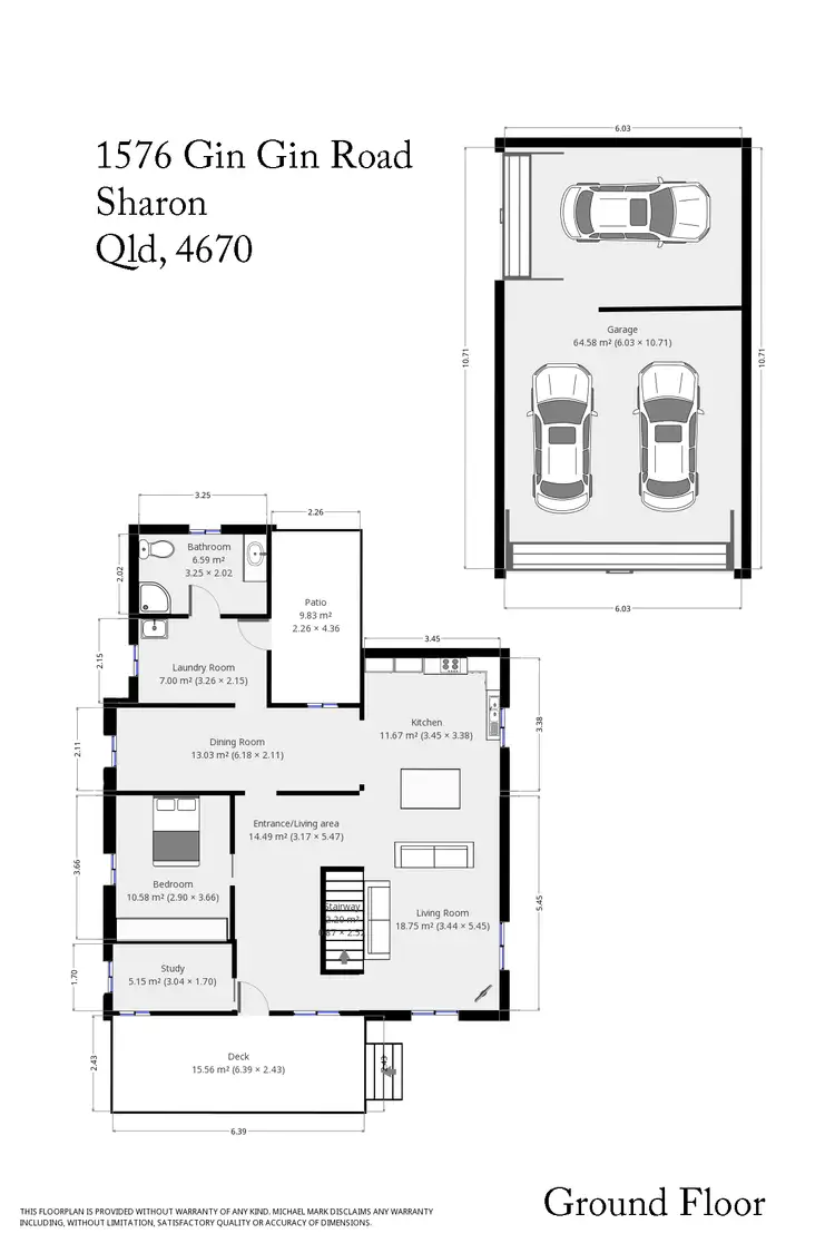 Floorplan of Homely house listing, 1576 Gin Gin Rd, Sharon QLD 4670