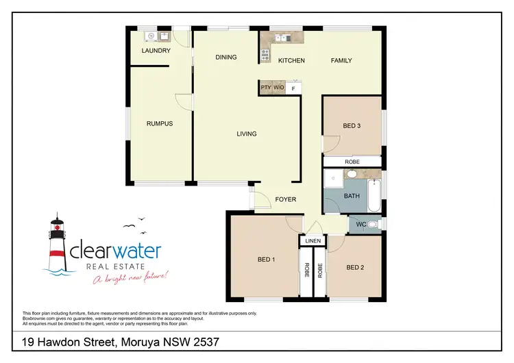 Floorplan of Homely house listing, 19 Hawdon St, Moruya NSW 2537