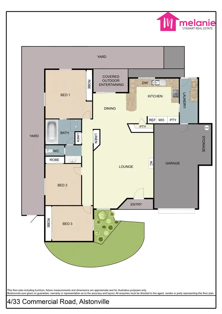 Floorplan of Homely unit listing, Unit 4/33-35 Commercial Rd, Alstonville NSW 2477