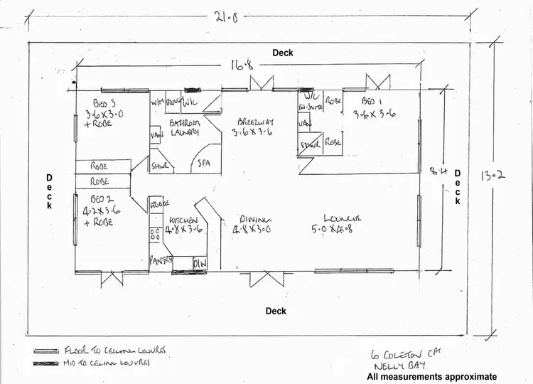 Floorplan of Homely house listing, 6 Coleton Ct, Nelly Bay QLD 4819