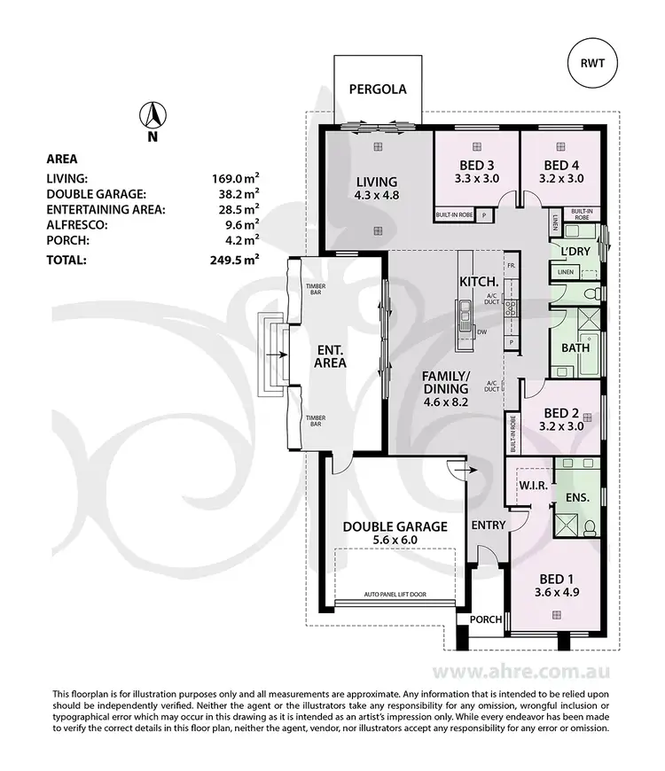 Floorplan of Homely house listing, 12 Wise Ct, Mount Barker SA 5251
