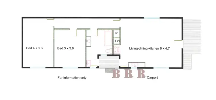 Floorplan of Homely house listing, 31 Hannah St, Benalla VIC 3672