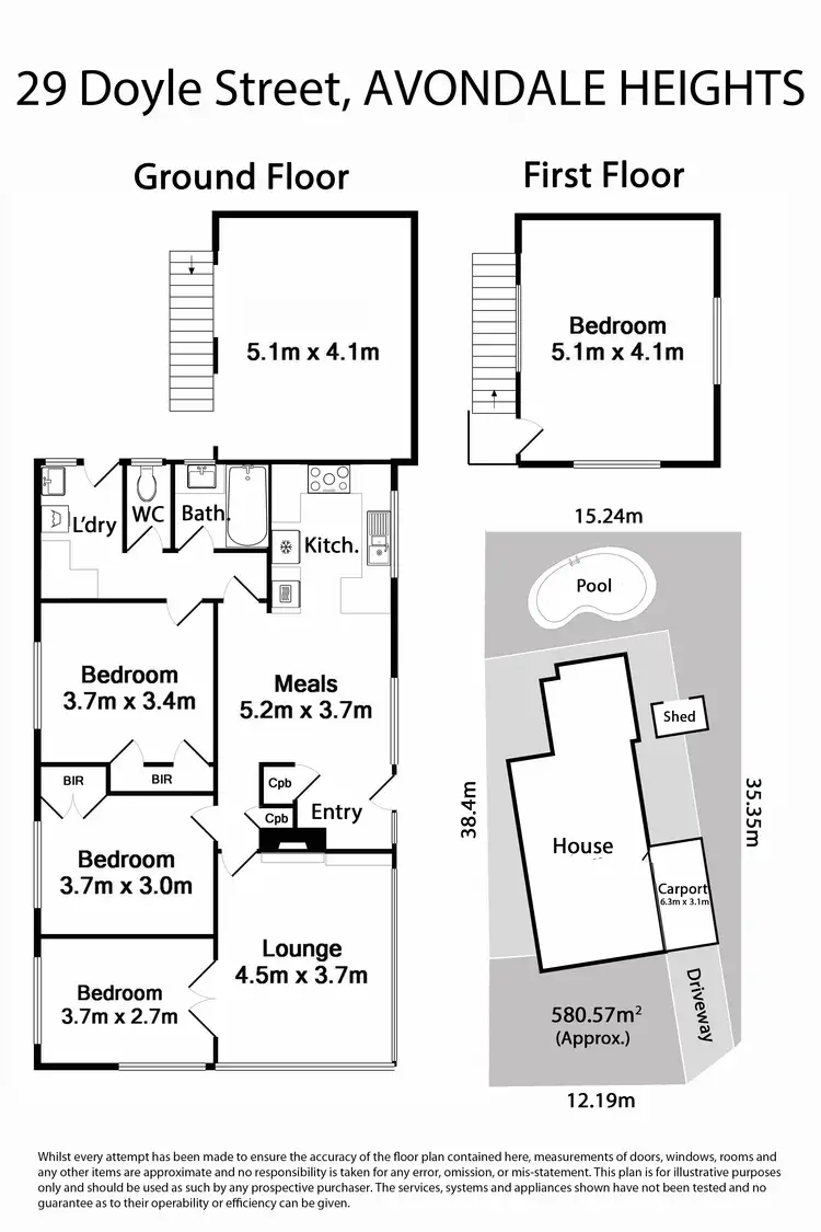 Floorplan of Homely house listing, 29 Doyle Street, Avondale Heights VIC 3034