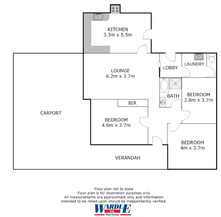 Floorplan of Homely house listing, 151 Three Chain Road, Port Pirie SA 5540