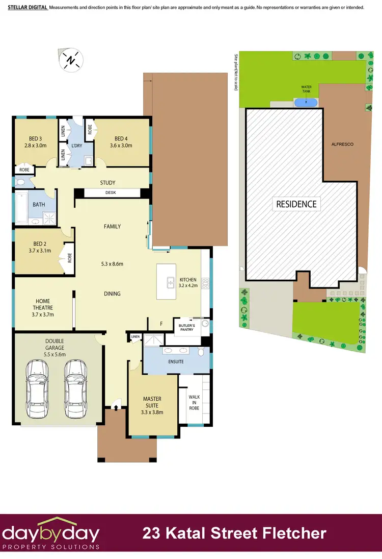 Floorplan of Homely house listing, 23 Katal St, Fletcher NSW 2287