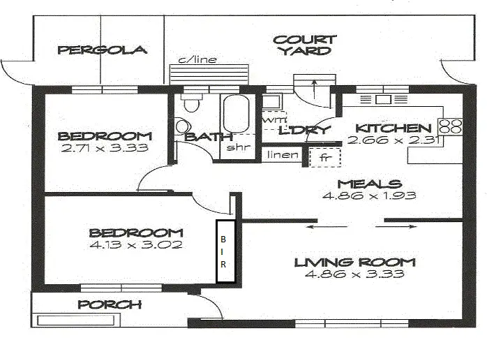 Floorplan of Homely unit listing, Unit 2/26 Fife St, Klemzig SA 5087