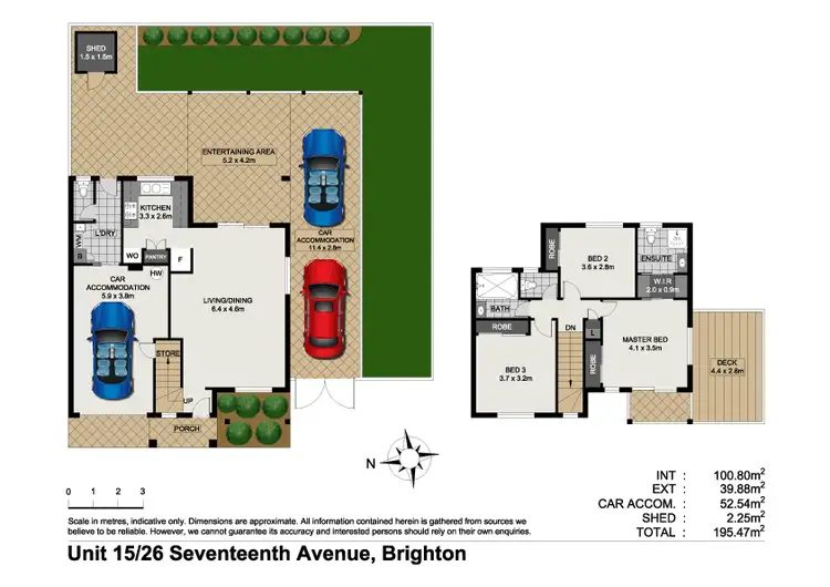 Floorplan of Homely villa listing, Villa 15/26 Seventeenth Avenue, Brighton QLD 4017