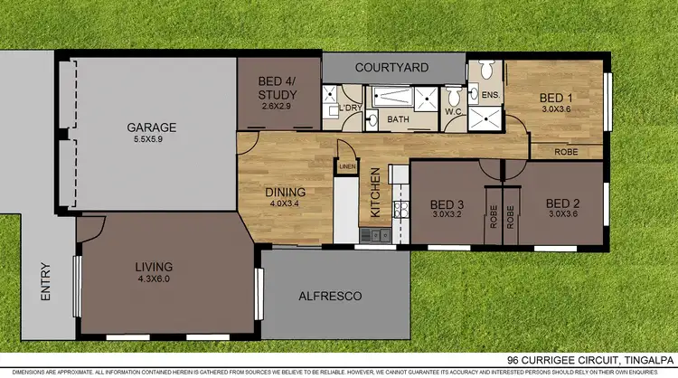 Floorplan of Homely house listing, 96 Currigee Cct, Tingalpa QLD 4173
