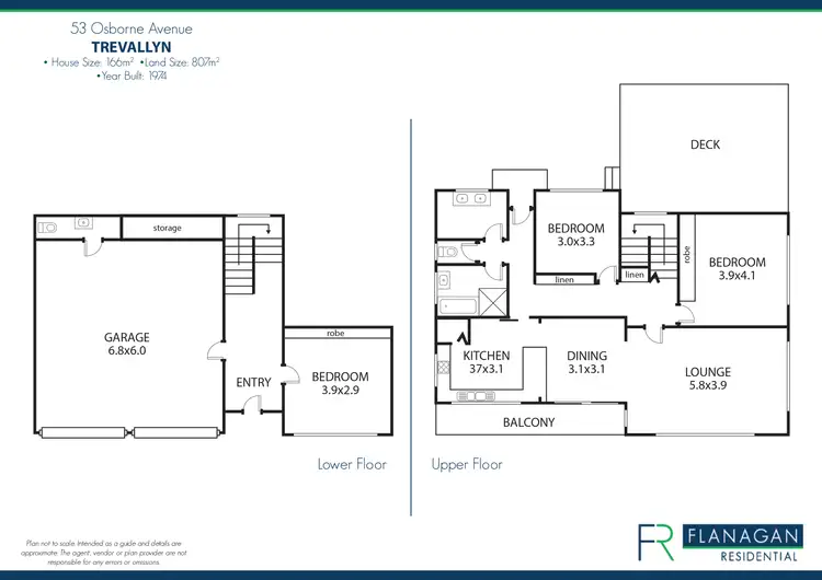 Floorplan of Homely house listing, 53 Osborne Avenue, Trevallyn TAS 7250