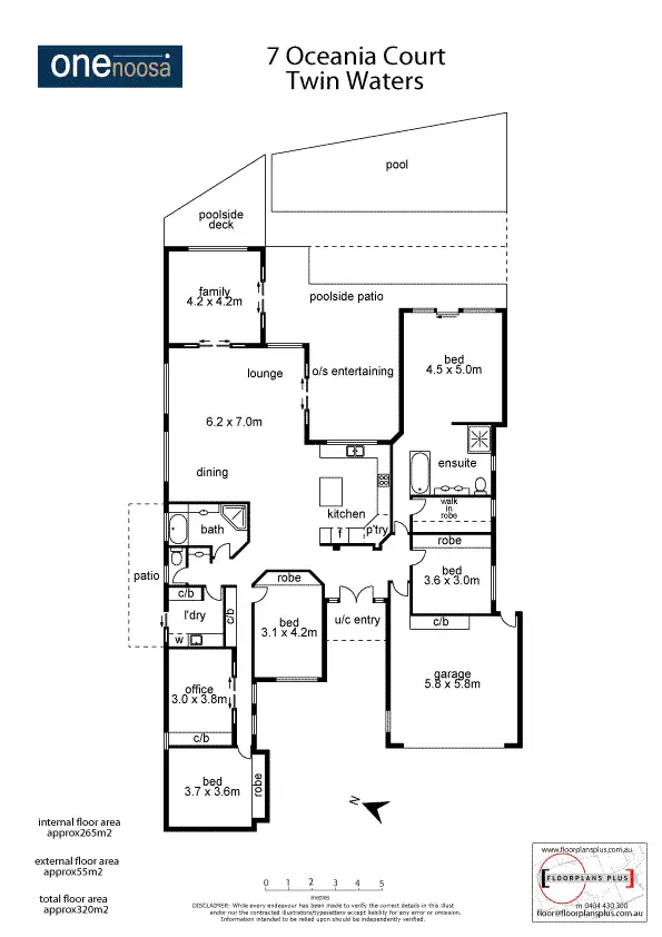 Floorplan of Homely house listing, 7 Oceanic Court, Twin Waters QLD 4564