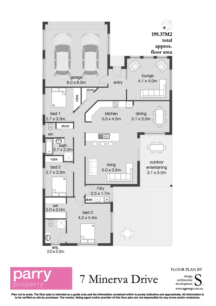Floorplan of Homely house listing, 7 Minerva Drive, Perth TAS 7300