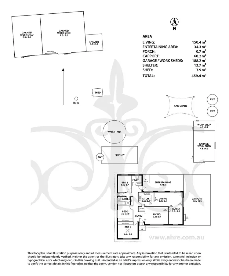 Floorplan of Homely rural property listing, 8 Stock Road, Heathfield SA 5153