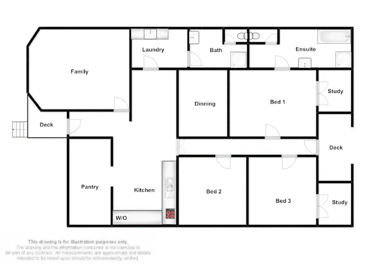 Floorplan of Homely house listing, 25A Main St, Clunes NSW 2480