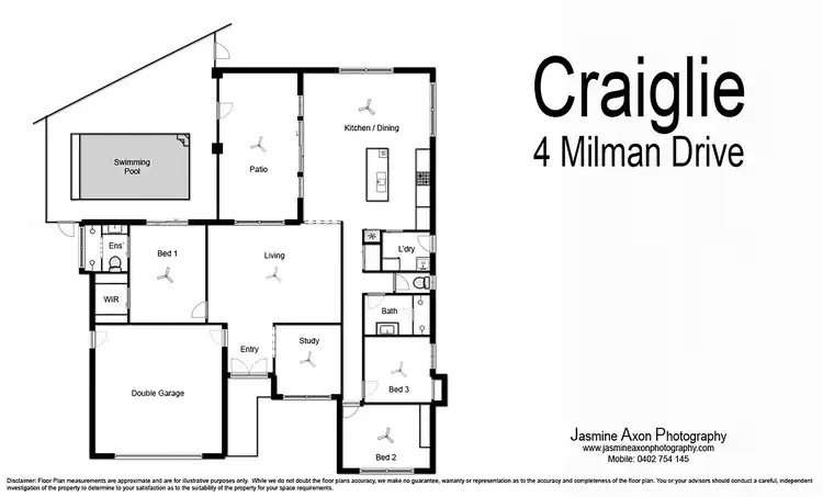 Floorplan of Homely house listing, 4 Milman Drive, Port Douglas QLD 4877