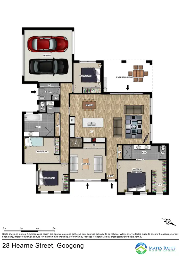 Floorplan of Homely house listing, 28 Hearne Street, Googong NSW 2620