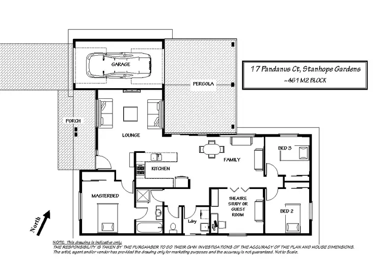 Floorplan of Homely house listing, 17 Pandanus Court, Stanhope Gardens NSW 2768