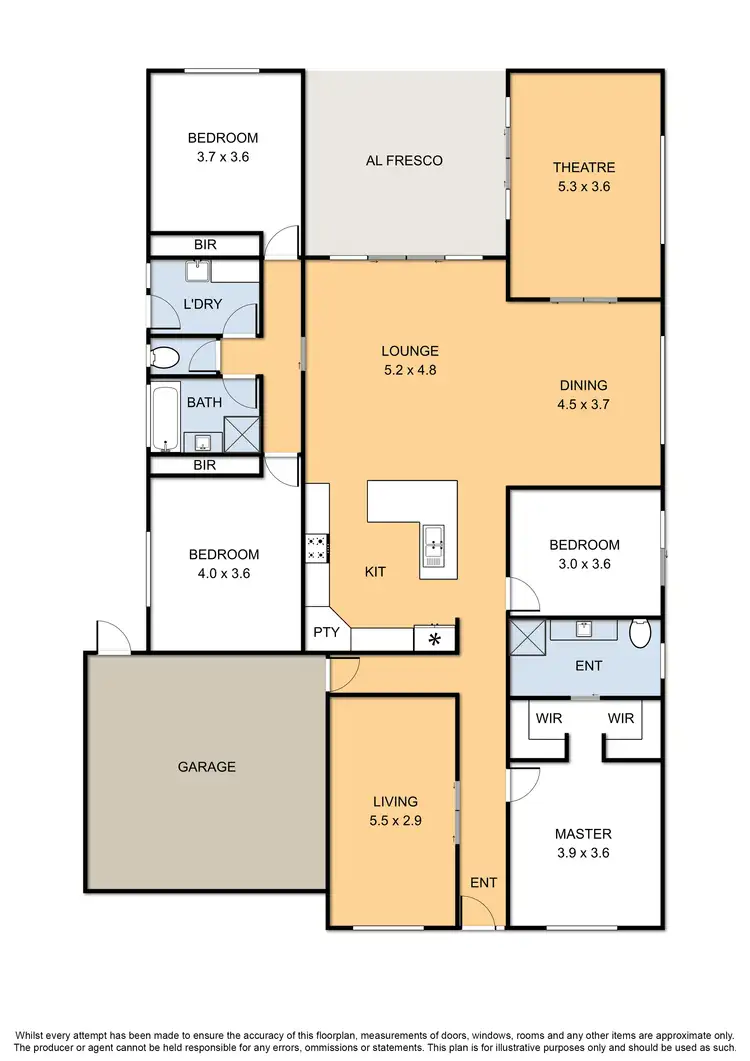Floorplan of Homely house listing, 14 Santa Clara Mews, Skye VIC 3977
